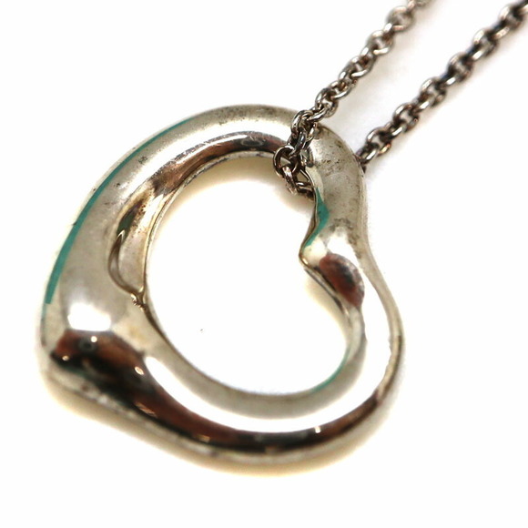 Tiffany Open Heart Necklace Silver - Picture 9 of 9